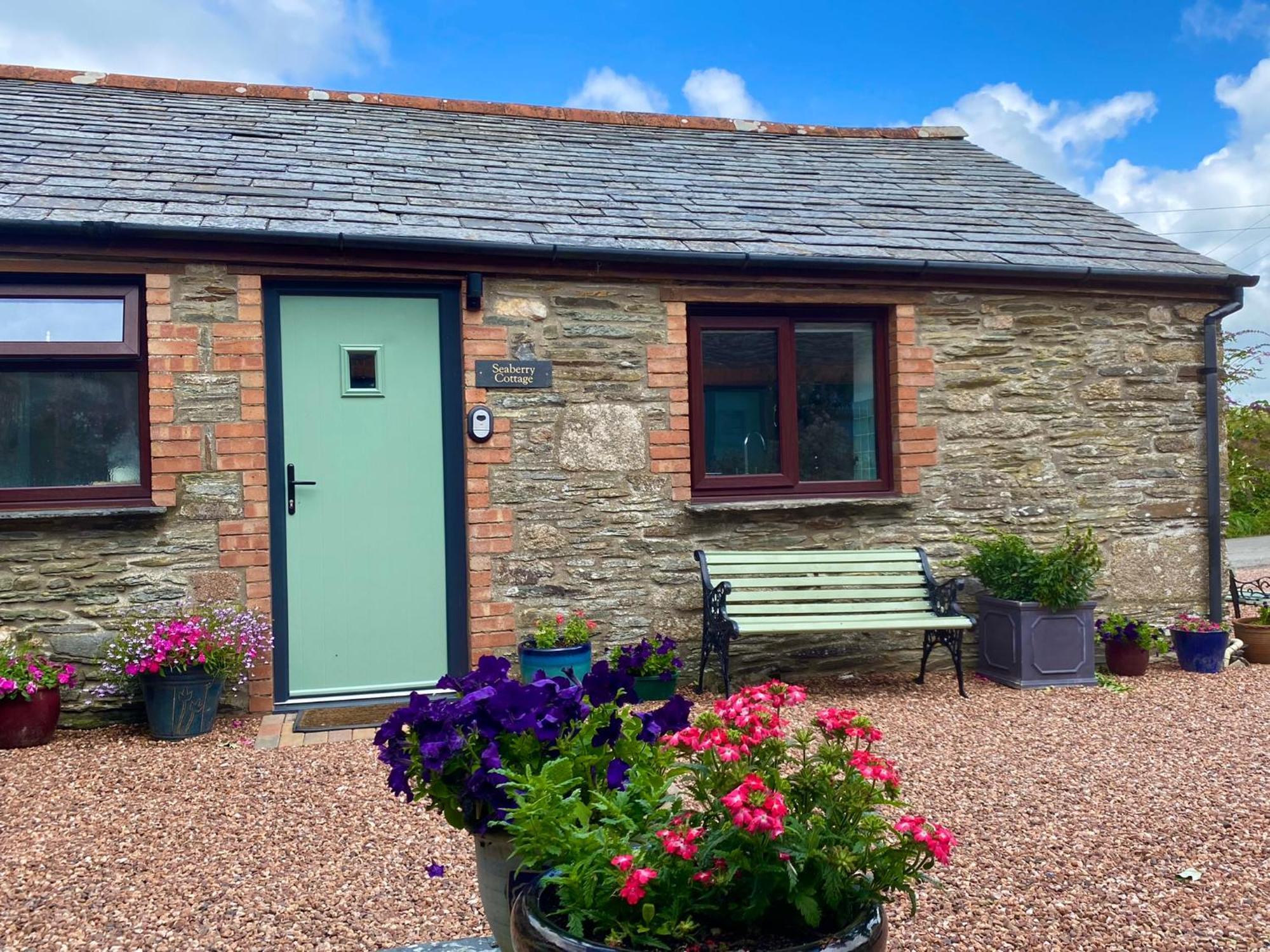 Polrunny Farm Seaberry Cottage With A Sea View And Log Burner Boscastle Bagian luar foto