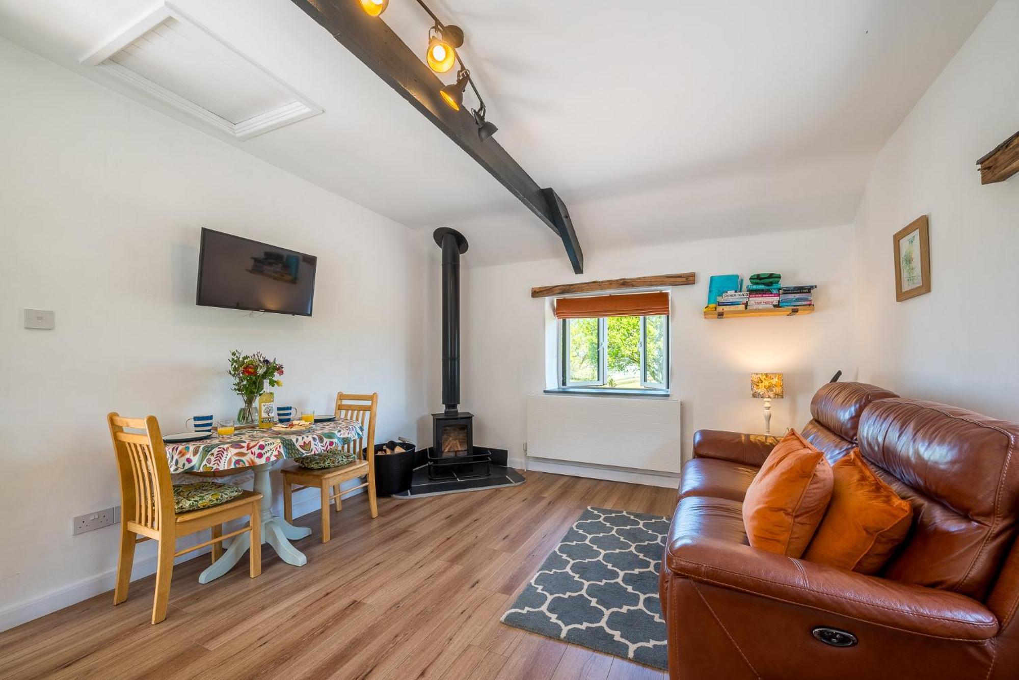 Polrunny Farm Seaberry Cottage With A Sea View And Log Burner Boscastle Bagian luar foto